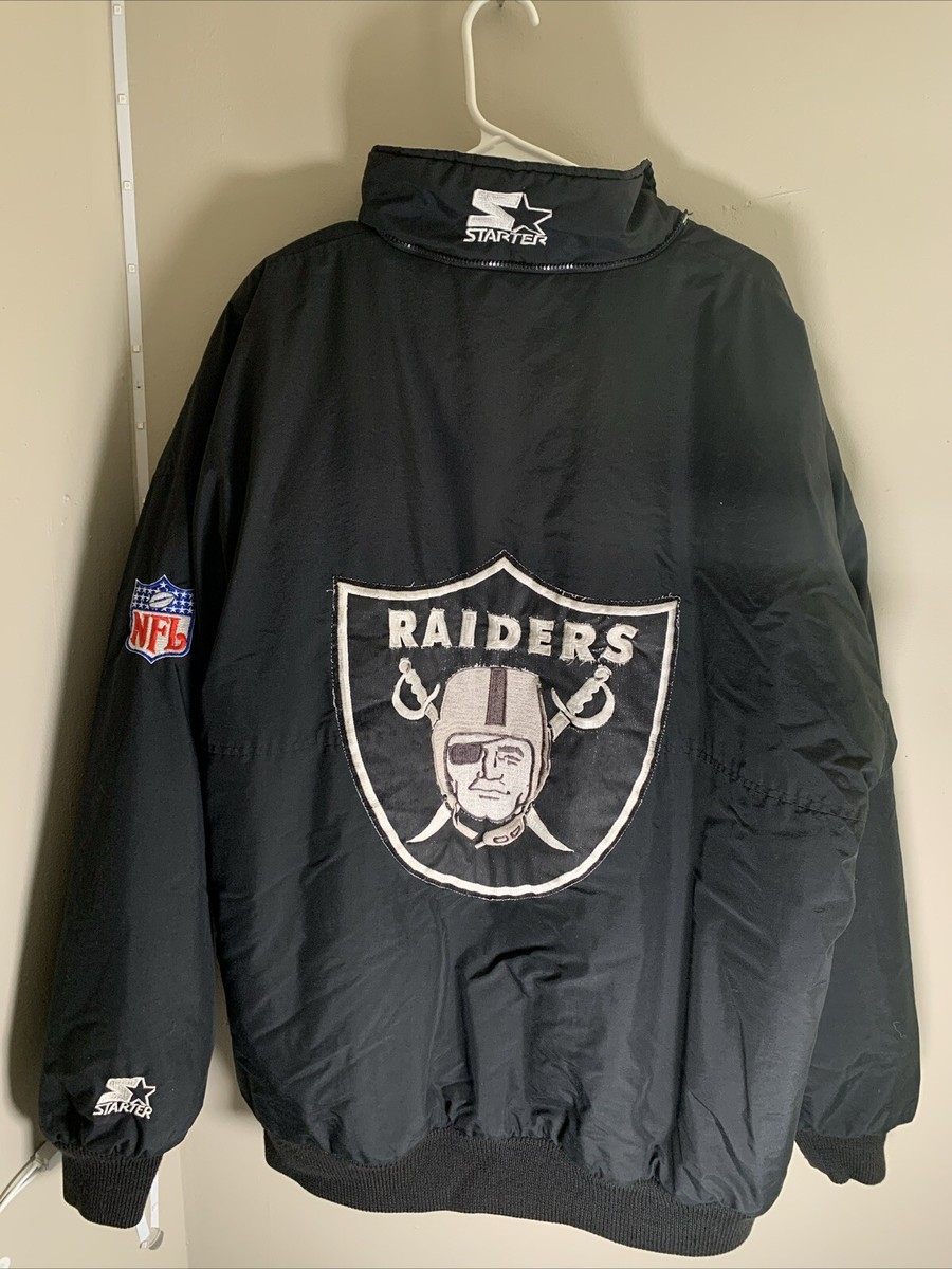 Oakland Raiders Starter Jacket Vintage Bomber Jacket Men's