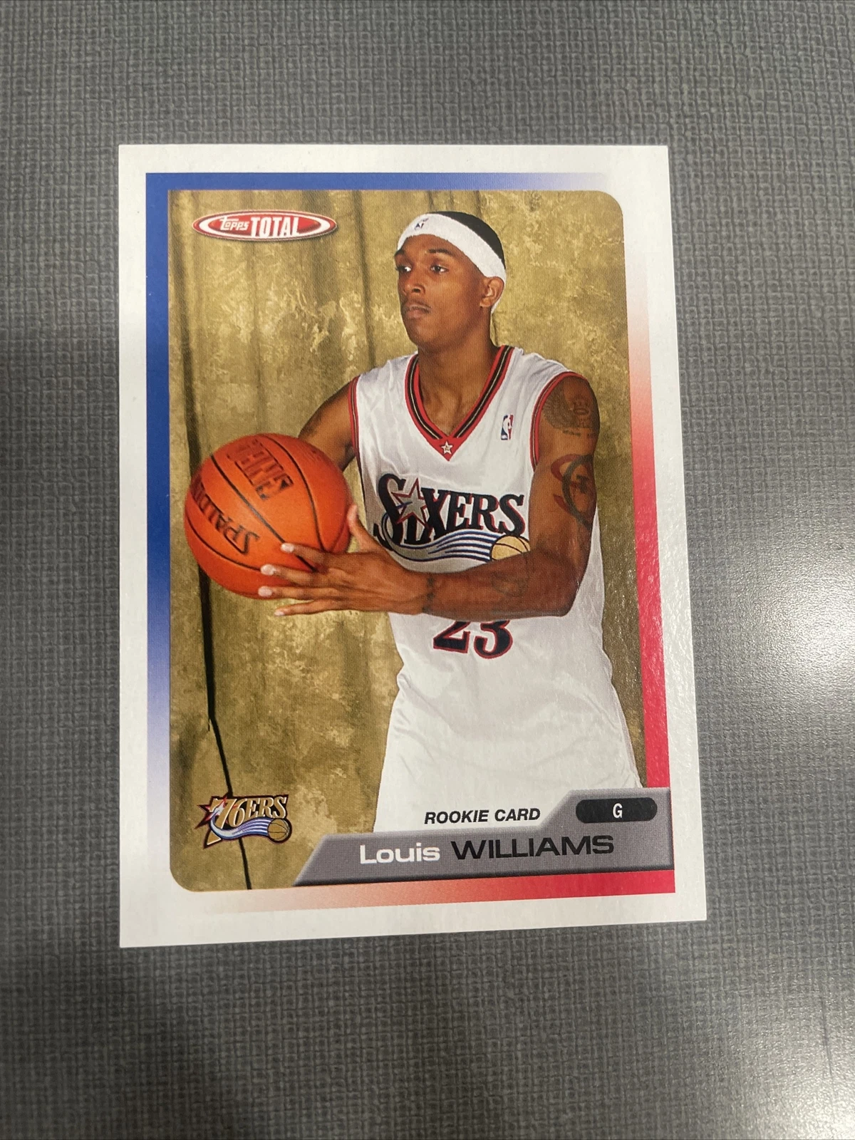 LOUIS WILLIAMS 2005-06 Topps Total RC #327 Philadelphia 76ers NM+ Rookie Card