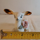 Deer Trio Chase Porcelain Gold Trim & Rose VINTAGE Matching Set of 3 WHOLESALE — photo 8