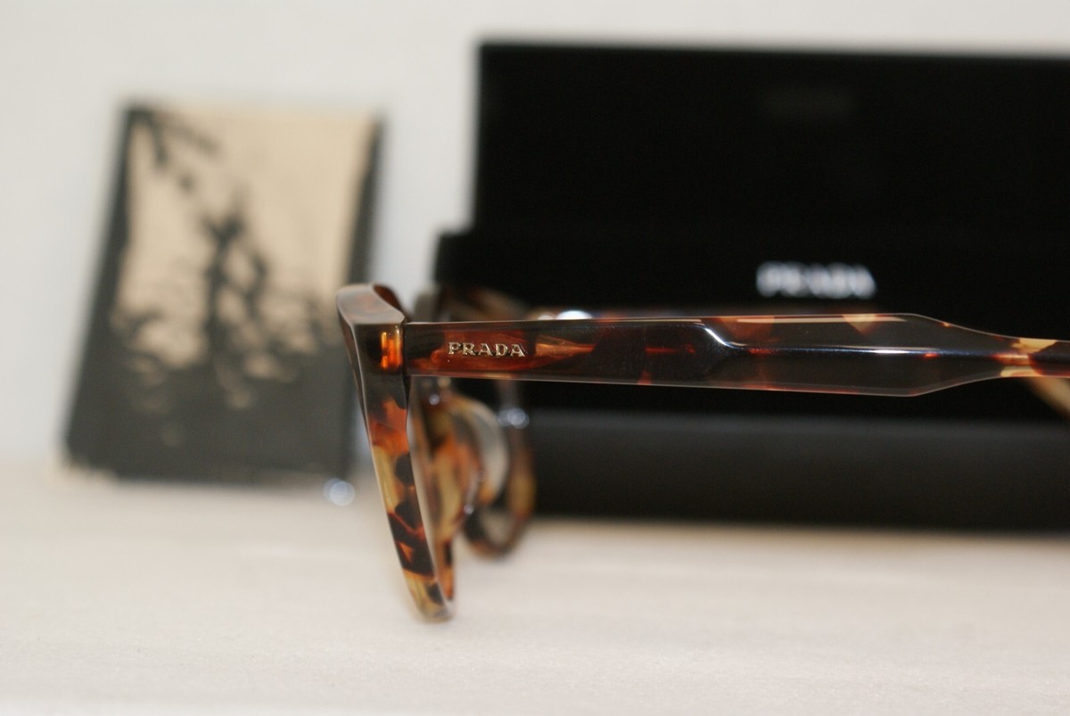プラダ Brand New Authentic Prada 13S-F 50-18-140 Brown/Orange Havana 1AB