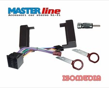 MASCHERINA RADIO UN DIN PER AUDI A2 FINO AL 2003 + CONNETTORI E CHIAVETTE RADIO