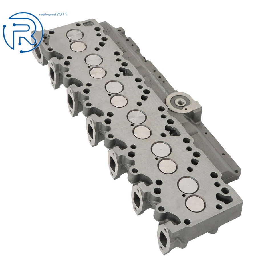 Cylinder Head W/Valves W/Spring For Ram 2500 3500 5.9L 94-98 12V DSL 6B 6BT 6BTA Foto 2 de 4