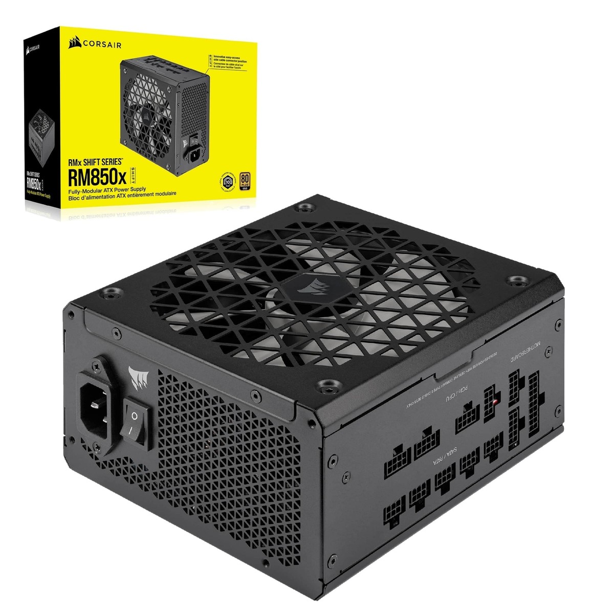 Corsair RM850x SHIFT Fully Modular ATX Power Supply - 80 PLUS Gold