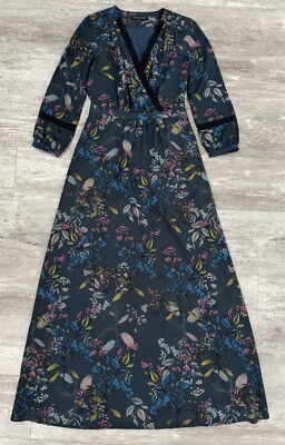 black long sleeve mini wrap dress Jane Black Long Sleeve Mini Wrap Dress main image 0