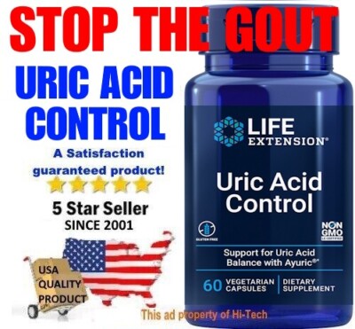 Uric Acid control   SUPPORTS GOUT PREVENTION AND CONTROL   USA Trusted Dealer