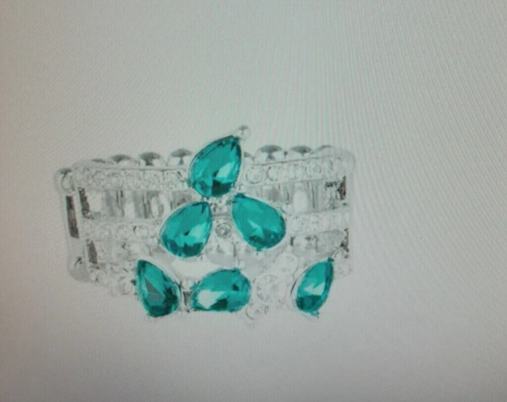 Paparazzi Blink Back Tiers Blue Ring