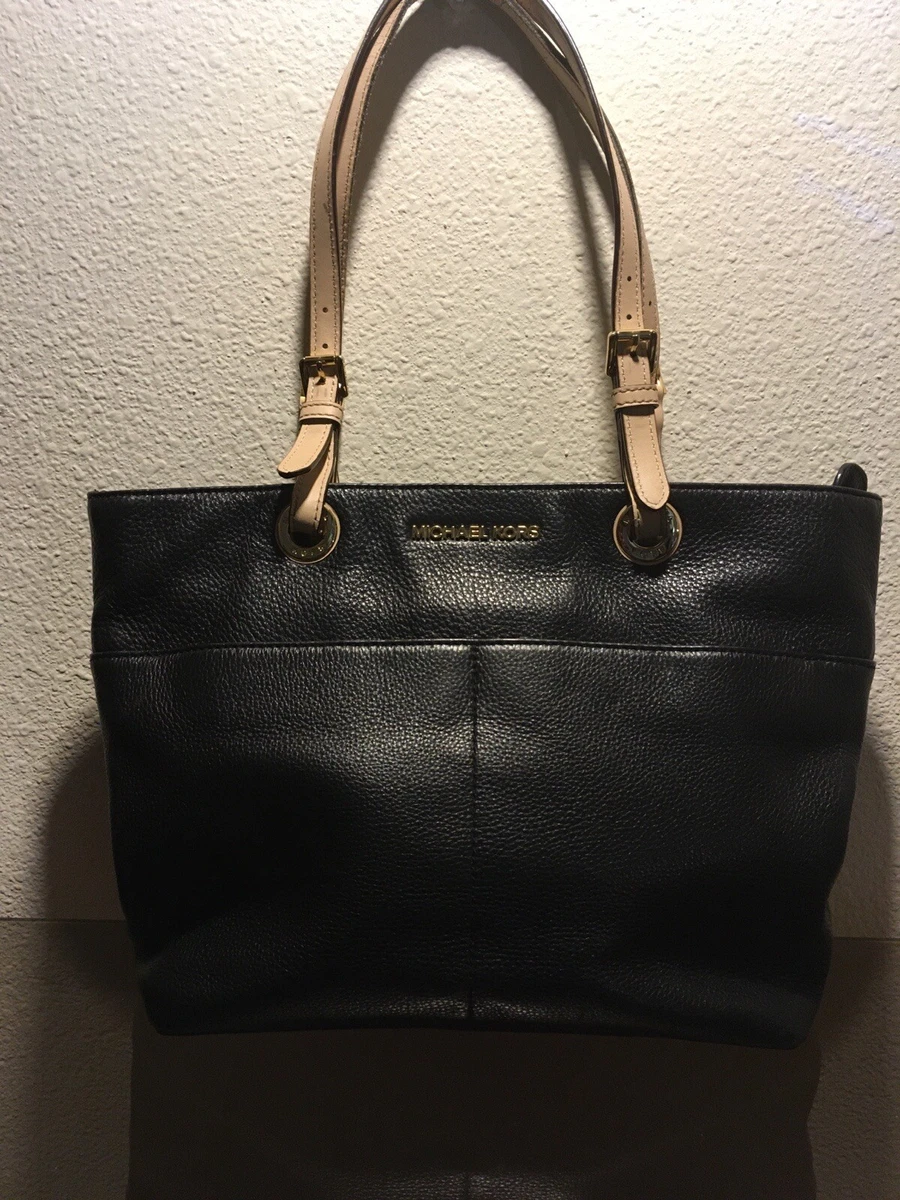 Michael Kors Large Black Leather Signature Purse eBay
