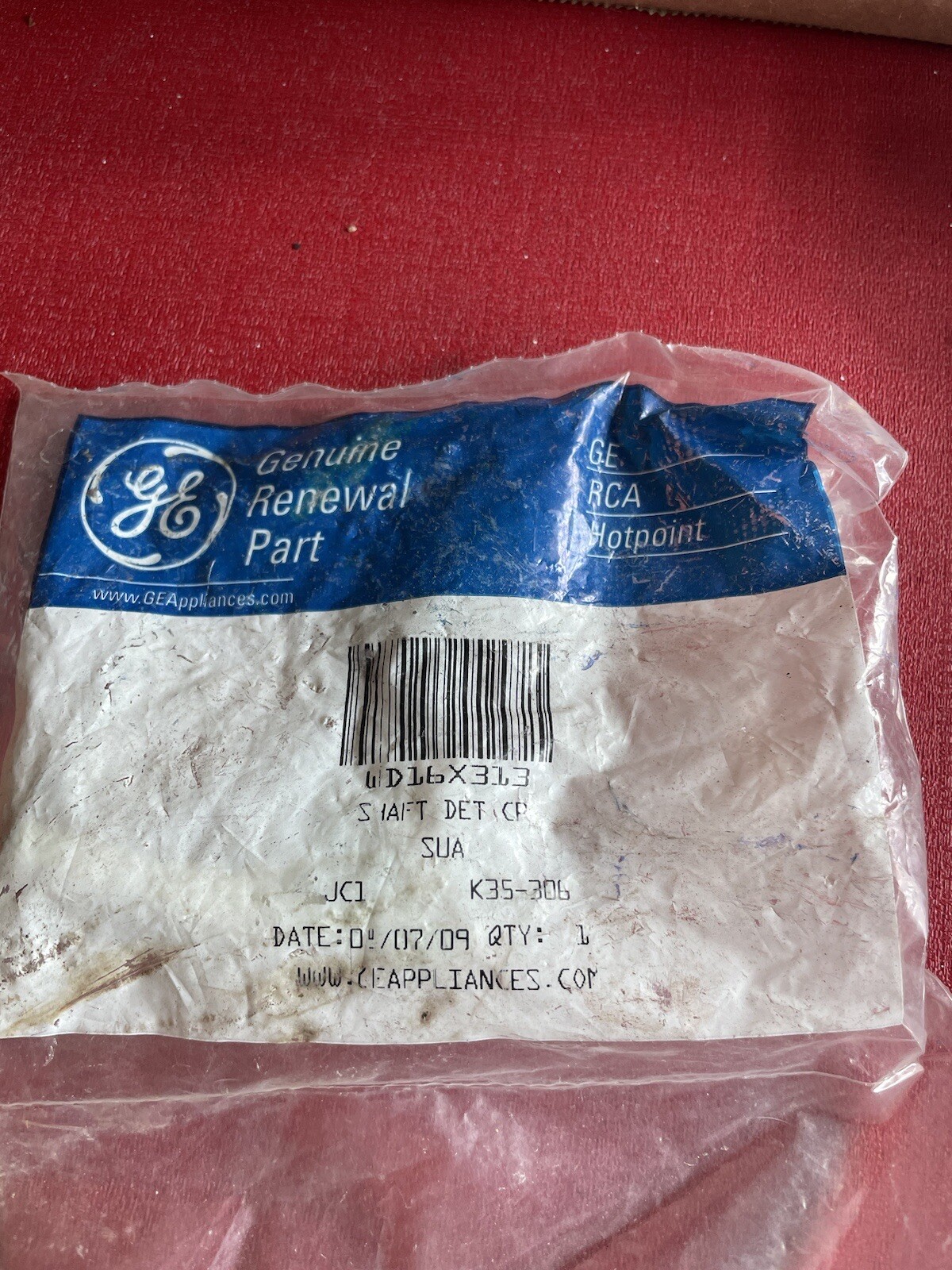 NEW GE WD16X313 Shaft/Lever, Detergent Cup, Dishwasher eBay