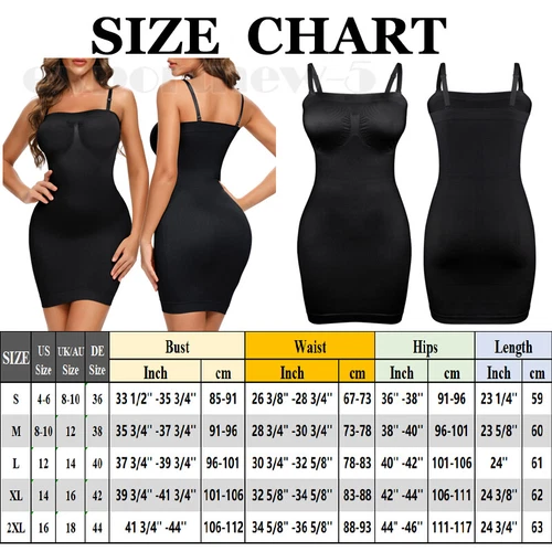 Reino Unido Mujeres Ropa con forma Tubo Control de deslizamientos Sin costuras Formador de cuerpo completo para Vestidos Debajo - Imagen 13 de 29