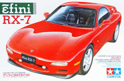 TAMIYA 24110 1:24 Mazda Efini RX-7 Plastic Model Kit