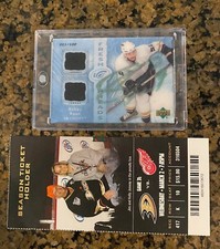 07-08 Fresh Threads UD HOCKEY #54 Bobby Ryan JERSEY/AUTO RC 11/100 ANAHEIM DUCKS