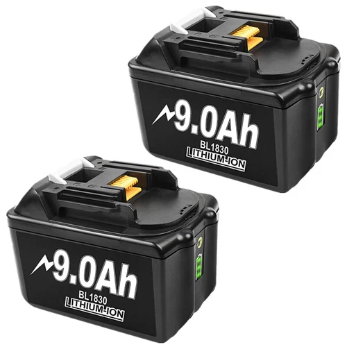 2-Pack 9.0Ah 6.0Ah 5.0Ah For Makita 18V Li-ion Battery BL1850 BL1860 BL1830 LXT - Picture 16 of 18