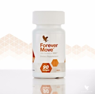 FOREVER MOVE 90 Softgels by Forever Living. Joint and  muscle supplement. HALAL