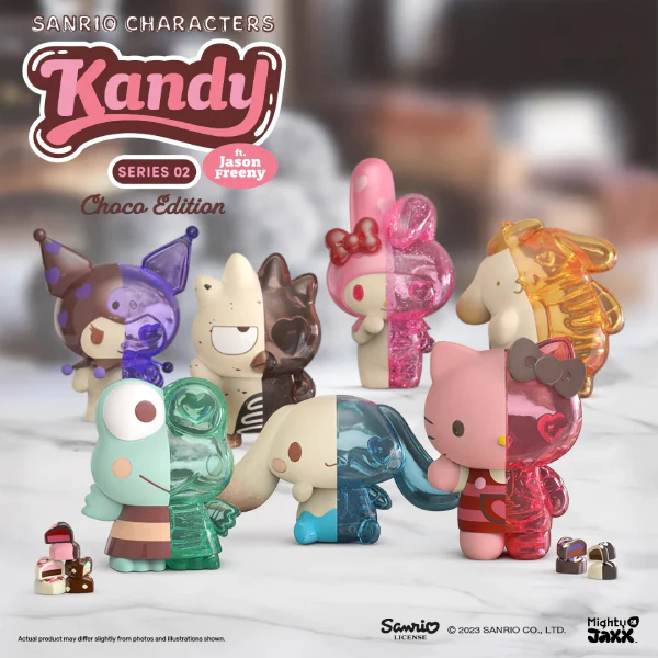 Mighty JAXX KANDY X SANRIO FT. JASON FREENY (Choco Edition) BLIND BOX 6 FIGURES