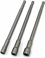 6 Inch Long Magnetic Nut Driver Setters 1/4" Hex Shank for 1/4 5/16 3/8 Set 