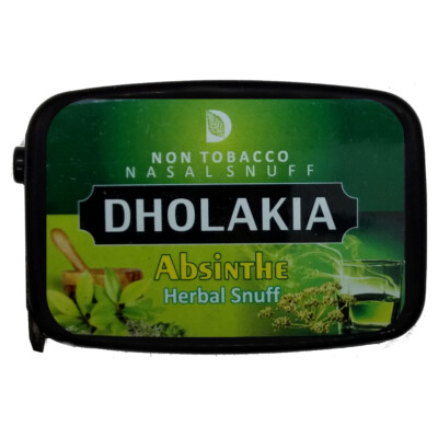 Dholakia Nasal Snuff ''Non Tobacco'' Tabakfrei Absinthe 9g