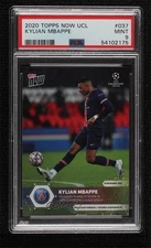 2020-21 Topps Now UEFA Champions League /1059 Kylian Mbappe #037 PSA 9 MINT