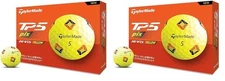 Taylormade Tmj24 Tp5 Pix Ylw Jpn (12-Ball Pack) 2024 Yellow Golf Balls (X 2)_