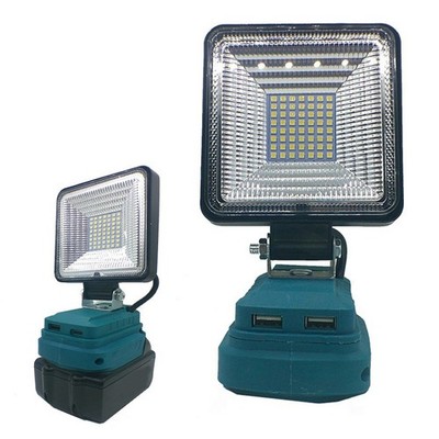 LED Arbeitsleuchte mit 56 LEDs und verstellbarem Kopf für BL1830 BL1840 Batteri