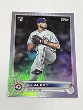 2022 Topps Baseball Rainbow Foil #547 - A.J. Alexy - Texas Rangers