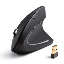 Warvank Vertical Mouse Comfort 2.4GHz Wireless Mice 3 Adjustable DPI 800/