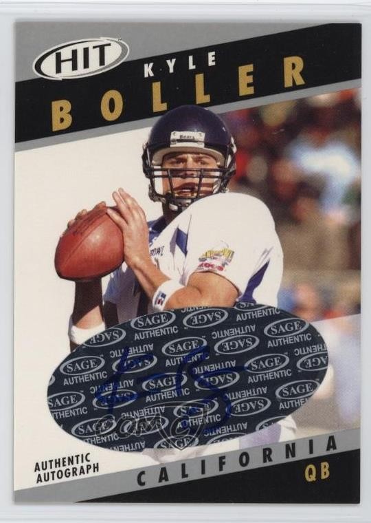 2003 SAGE Hit Silver Kyle Boller #A7 Rookie Auto RC 5c2