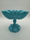 STUNNING FRENCH PV BLUE OPALINE MILK GLASS PORTIEUX VALLERYSTHAL FRANCE! 1800’s