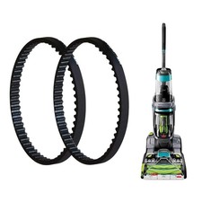 2 Pack Vacuum 1606418 Belts Replacement for Bissell Models 15507, 15508, 15503