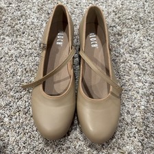 Bloch Techno Tap Shoes Adult 9.5 New Without Box Tan Leather