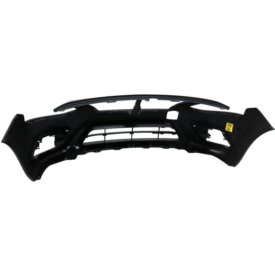 适用于日产 Versa 保险杠保护套 2015 - 2018 前带铬插入件 - CAPA NI1000300 — 第 2/4 张图片