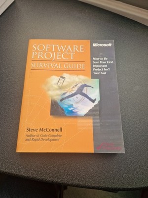 Software Project Survival Guide (Microsoft) - Steve McConnell