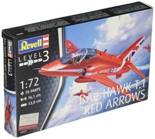 Revell 04921 BAe Hawk T.1 "Red Arrows" 1:72 Scale Unbuilt/Unpainted Plastic Mode