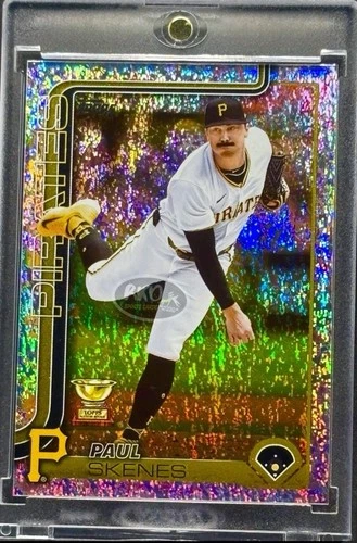 Paul Skenes RARE ROOKIE CUP SHIMMER REFRACTOR TOPPS INVESTMENT CARD PIRATES MINT