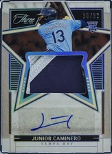 2024 Panini Three and Two - Lone Star Signatures #LSS-JC Junior Caminero /32 NM