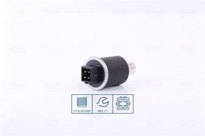 Nissens 301018 Pressure Switch, Air Conditioning for Audi Ford Seat Skoda VW