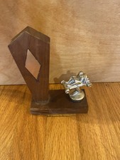 PREMIO TROFEO AUTO DA CORSA VINTAGE ANNI 60 - IN METALLO E LEGNO