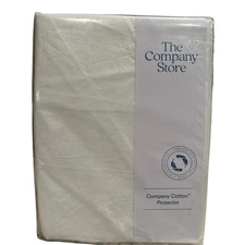 The Company Store Twin Box Spring Protector 100% Cotton Percale Hypoallergenic