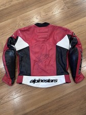 Alpinestars 2-Piece Leather Suit - Signed by James Toseland #52 - EU 52 / USA 42