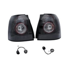 Smoked LED Rear Tail Light For 2006-2014 Land Rover Freelander 2 Black Housing