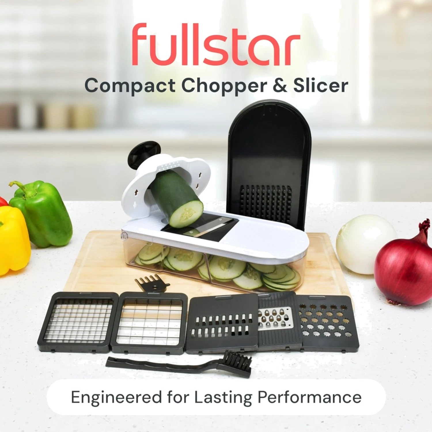Mandoline Slicer for Kitchen - Vegetable Chopper, Onion Potato Food Veggie Fr...