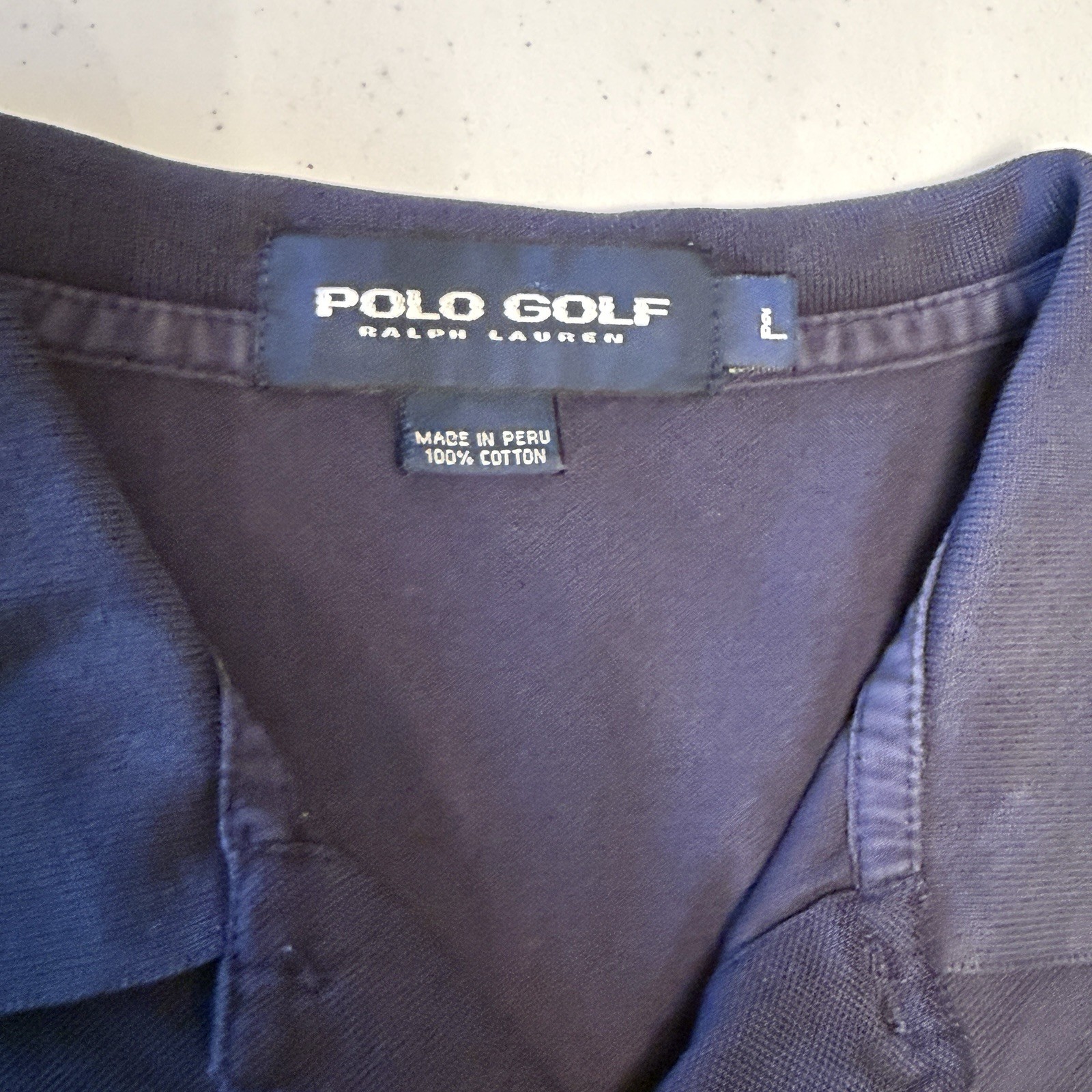Polo Golf Ralph Lauren Camicia Adulto Grande Blu Navy Polo Uomo Rosa Pony MACCHIATO