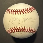 Solly Hemus Signed Rawlings Official 1990 World Series Baseball Authentic Auto