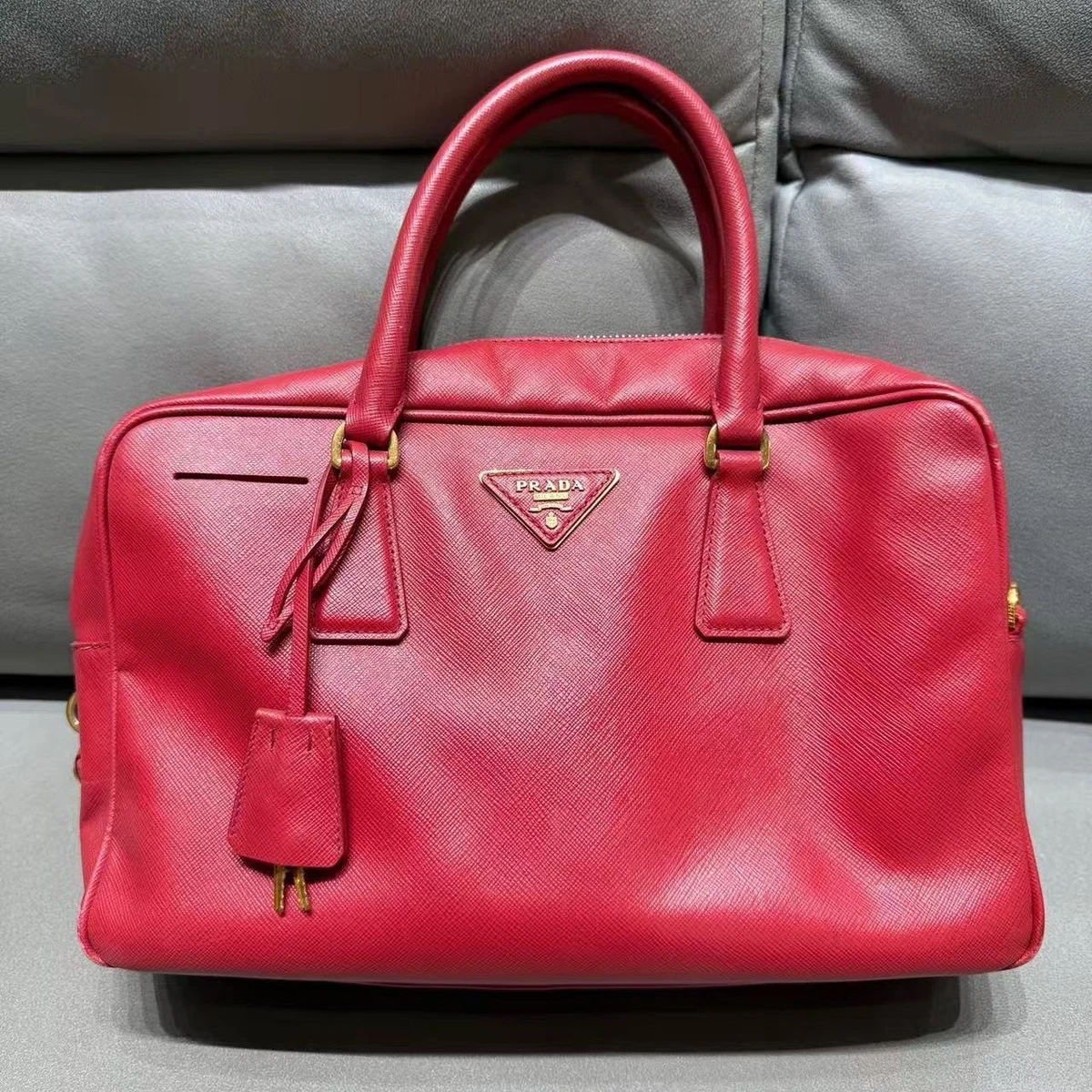 PRADA Satchel/Top Handle Bag Red Bags & Handbags for Women for