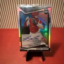 Jimmy Crooks III 2022 Panini Elite Extra Edition #127 Prime Numbers /210 AU, RC