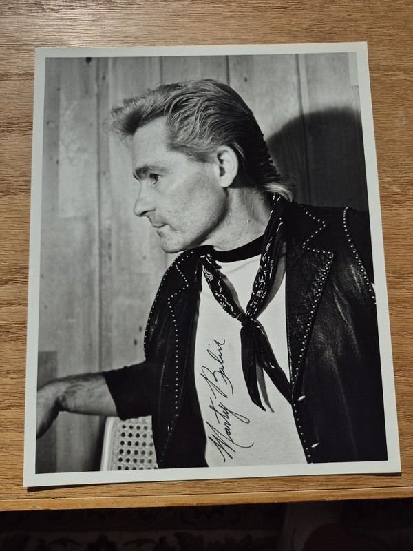 Signed Marty Balin 8x10 Photo (Jefferson Airplane)