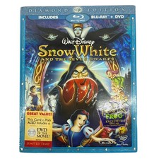 Disney Snow White and the Seven Dwarfs Diamond Edition Blu-ray DVD 3-Disc New