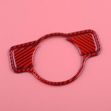 Red Headlight Switch Trim Decor Cover Fit For Mercedes Benz A B C E G GLA Class