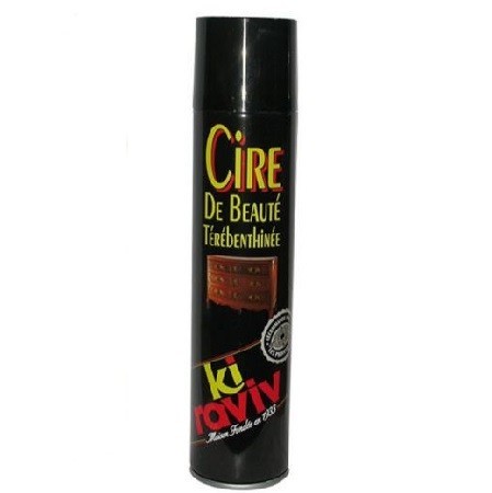 Pack De 6 Aérosols KIRAVIR Pour Nourrir Et Protéger Les Meubles – Cire De Beauté Térébenthinée 400ml