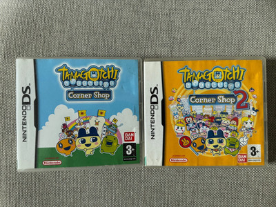 ds TAMAGOTCHI CONNECTION Corner Shop 1+2 Games *NI* REGION FREE PAL VERSION