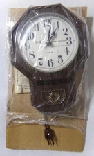 Vintage Spartus Electric School Clock New Old Stock